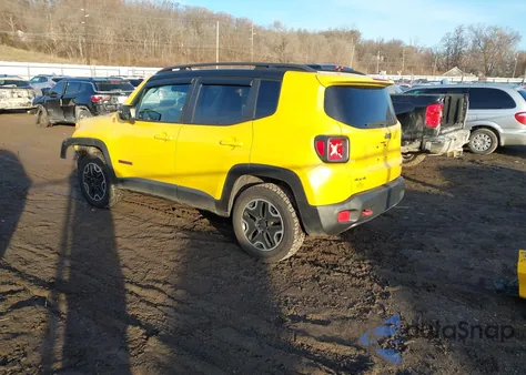 2016 Jeep Renegade Trailhawk from USA, damaged, VIN ZACCJBCT4GPC62815